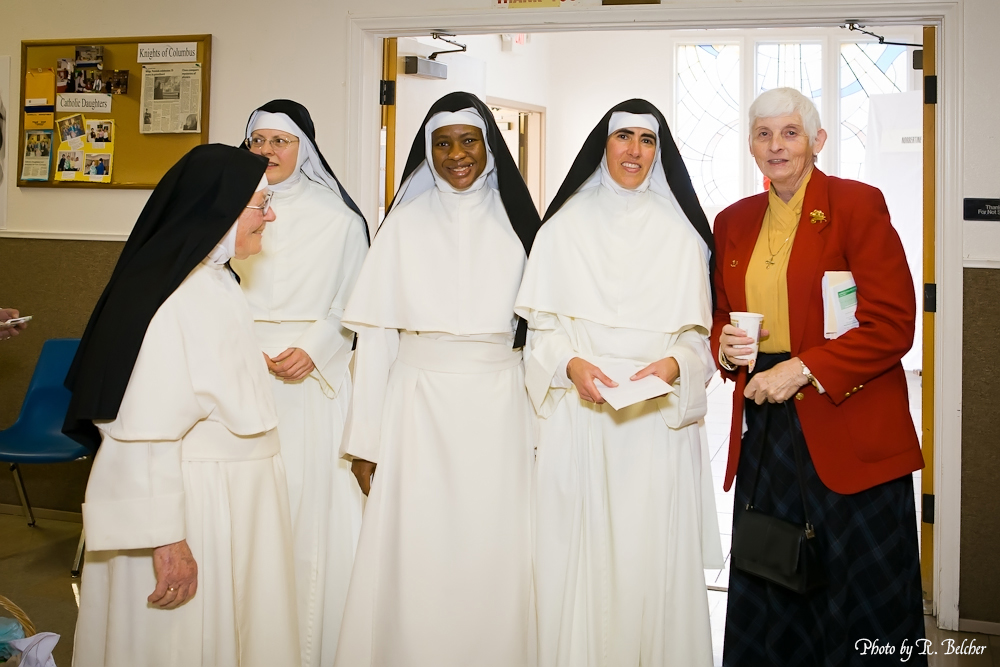 28 Reception - Norbertine Sisters with Vicar for Religious