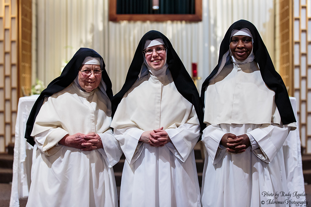 28 Sr. Mary Thomas with Prioress and Mistress of Juniors